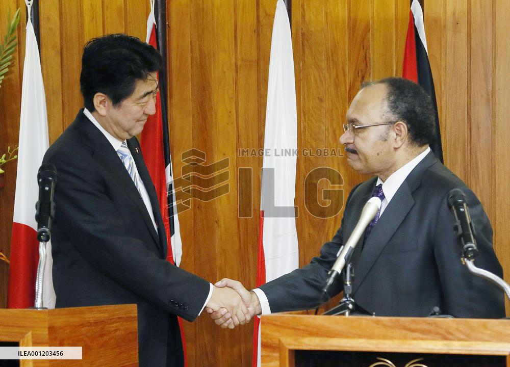 Abe in Papua New Guinea