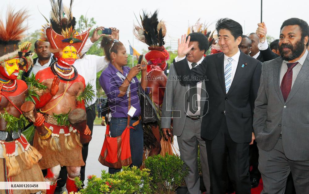 Abe in Papua New Guinea