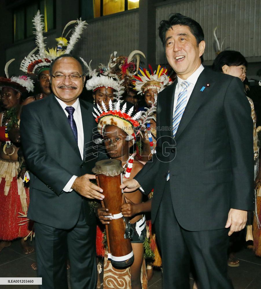 Abe in Papua New Guinea