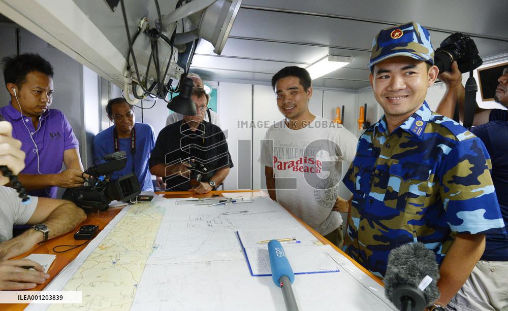 Vietnam Coast Guard captain speaks to reporters