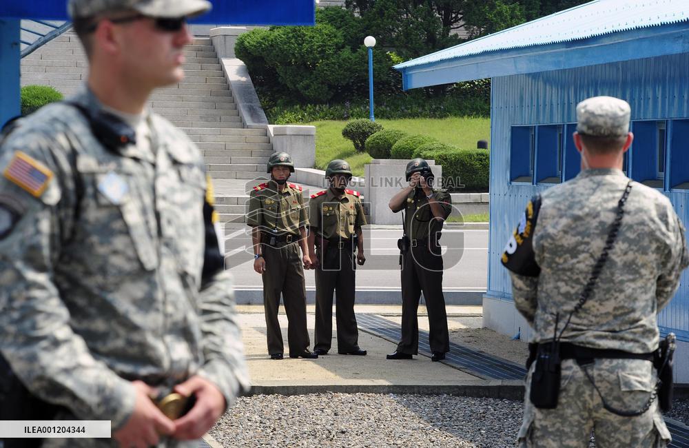 U.S. troops in Panmunjeom