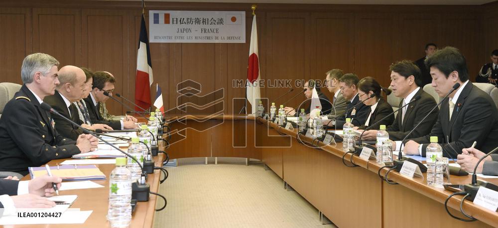 Japan, France agree to bolster defense equipment cooperation