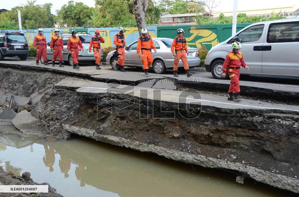 Search for missing after Taiwan explosions