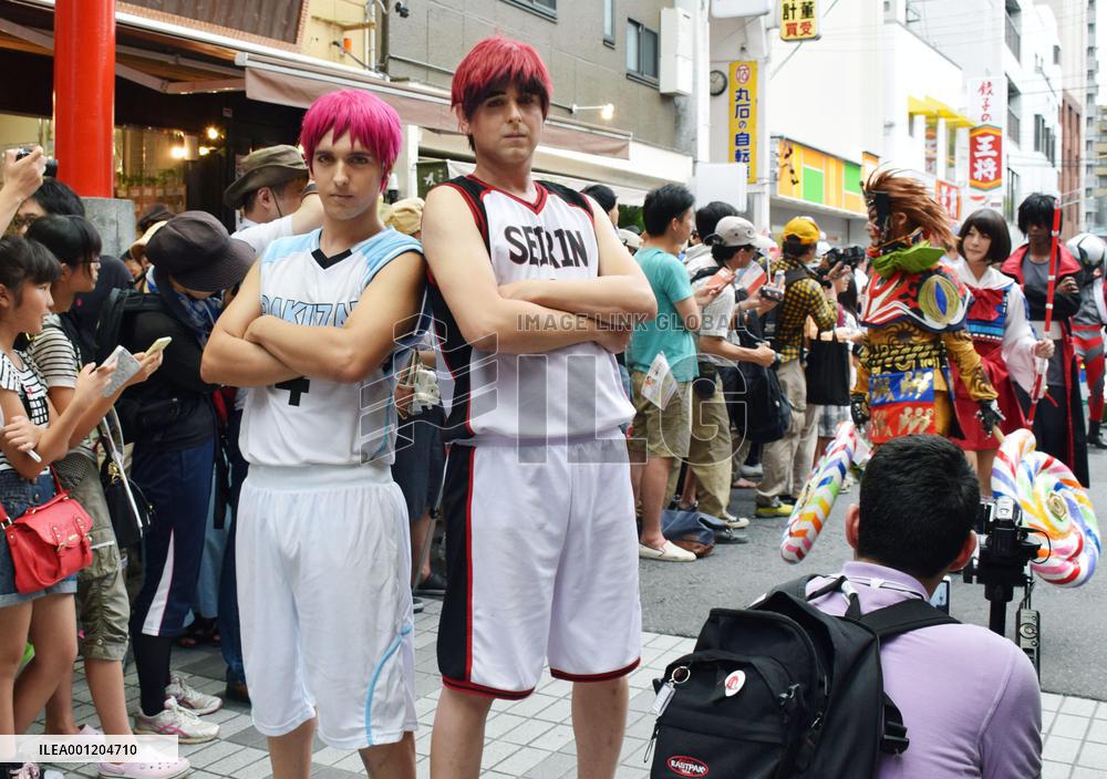 Cosplayers parade through Nagoya