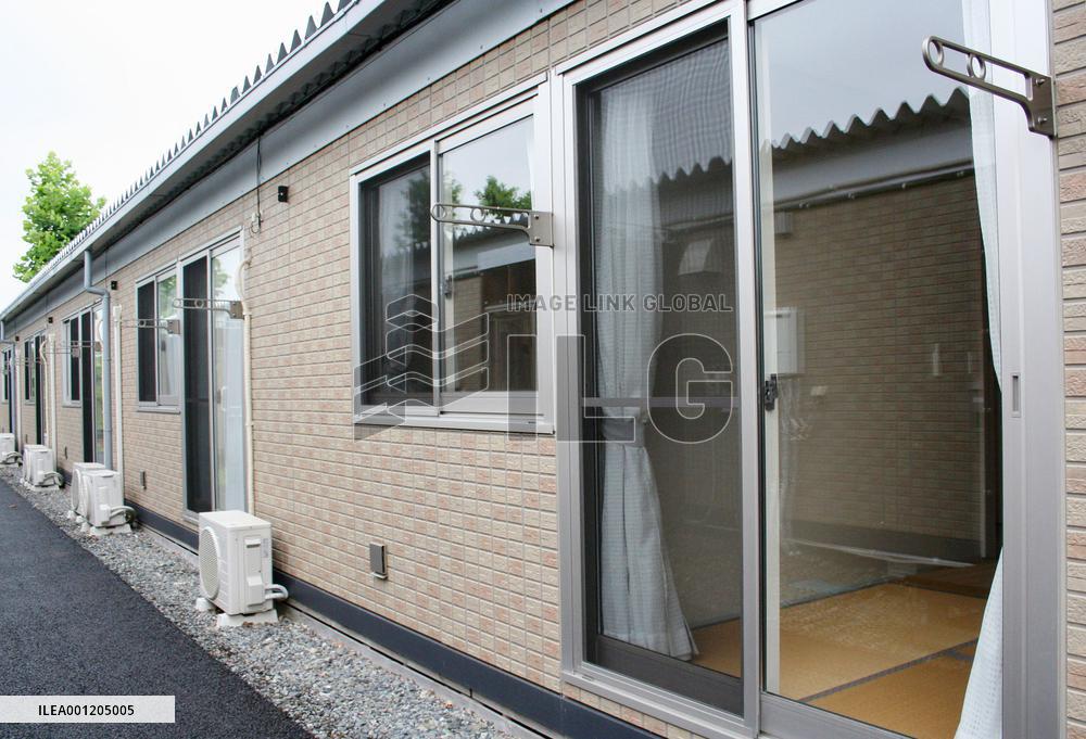 Vacancy rate rises at Tohoku temporary housing