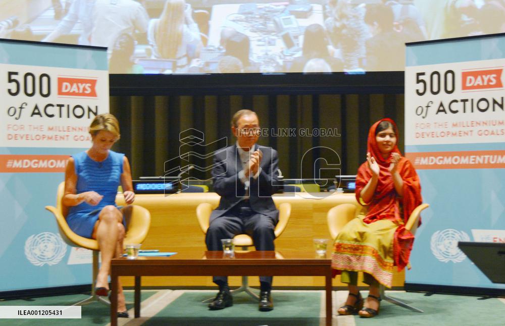 Yousafzai at United Nations