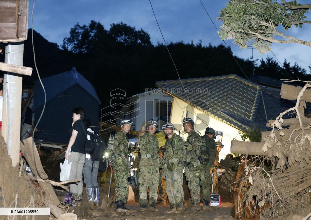 Landslide disaster in Hiroshima
