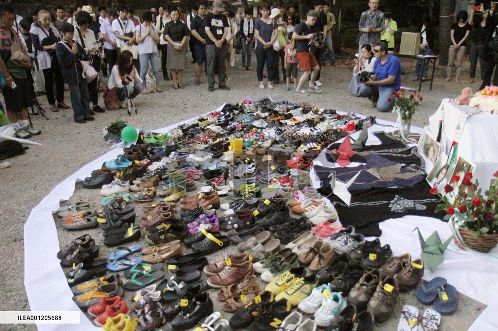 Japanese NGOs pay tribute to young victims in Gaza