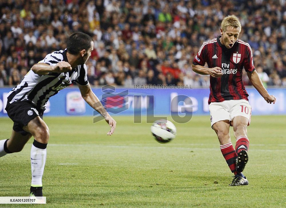 Honda scores in Milan's 1-0 win over Juventus