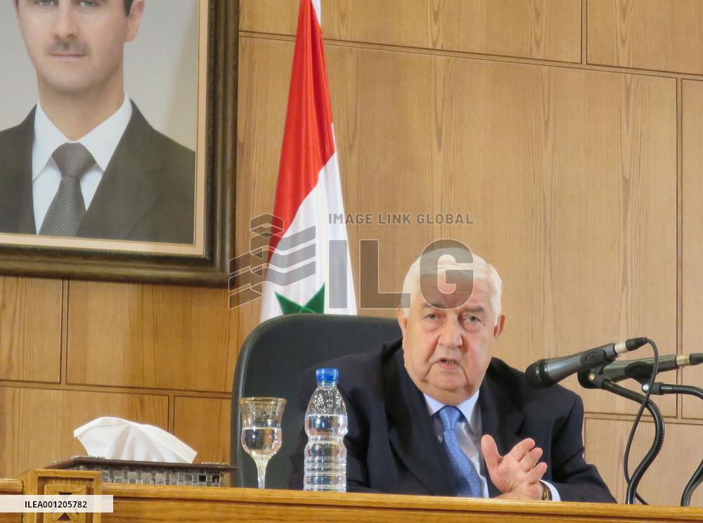 Syrian FM stresses Damascus' role against Islamic State