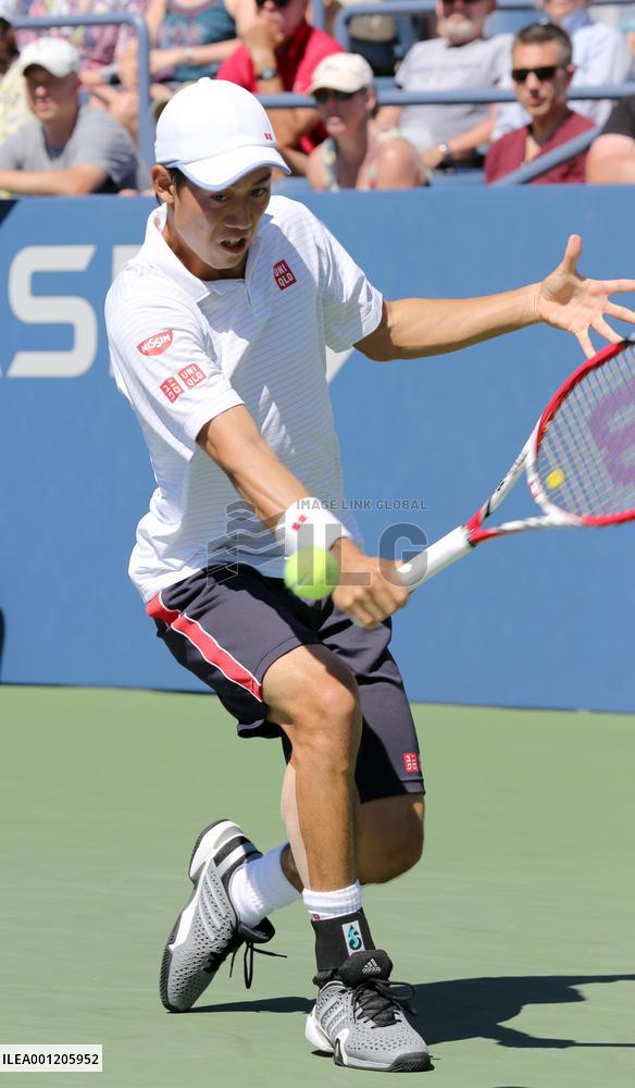 Nishikori reaches U.S. Open 3rd round