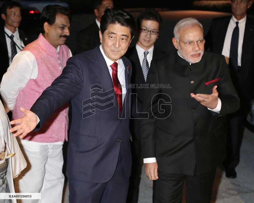 India's Modi visits Japan to boost security ties