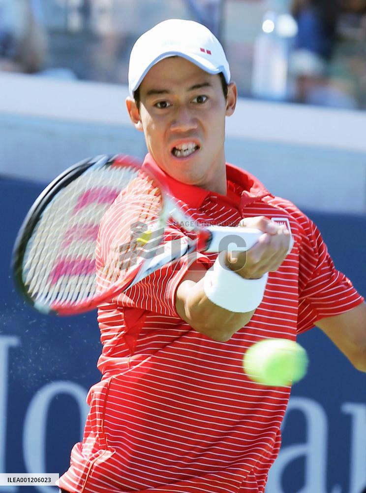 Nishikori rolls into round of 16 at U.S. Open