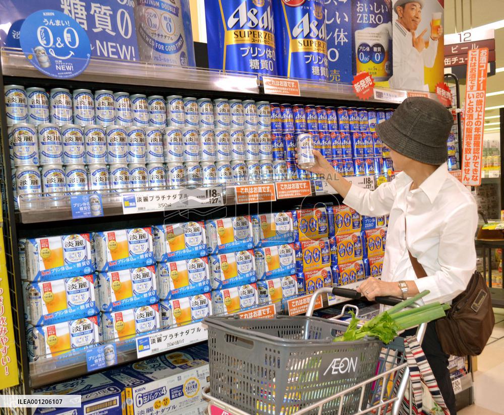 Competition fierce in 'happoshu' sparkling beer market