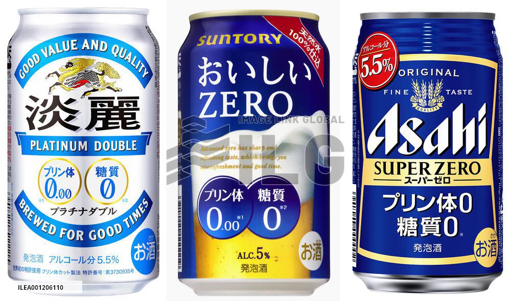 Brewers release new 'happoshu' sparkling beer products