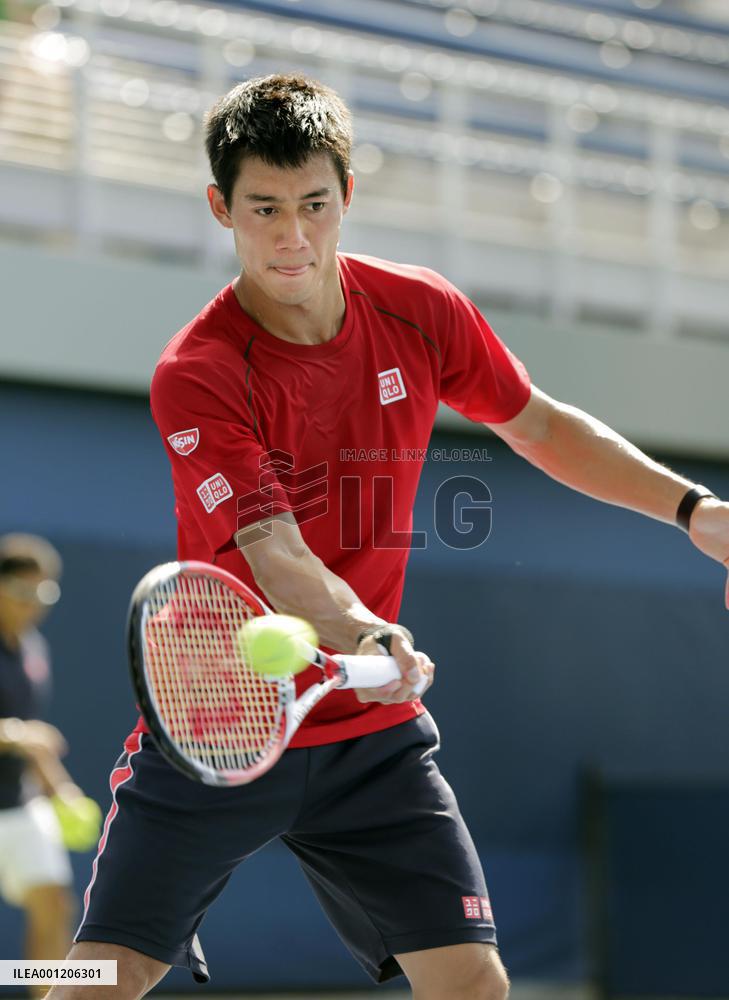 Nishikori ready for U.S. Open semifinals