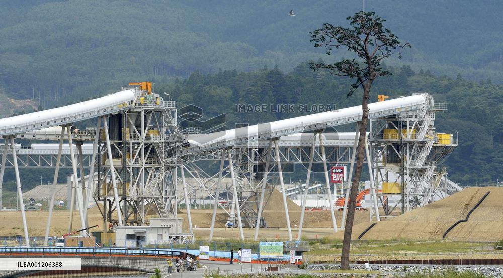 Elevating ground in tsunami-hit city continues