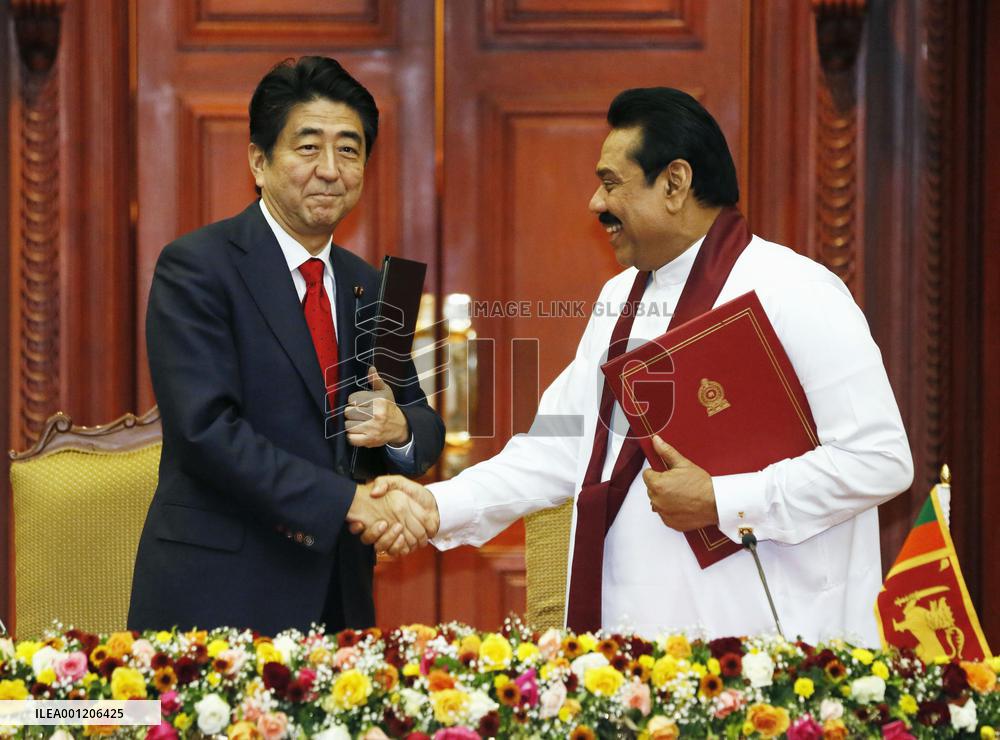 Abe in Sri Lanka