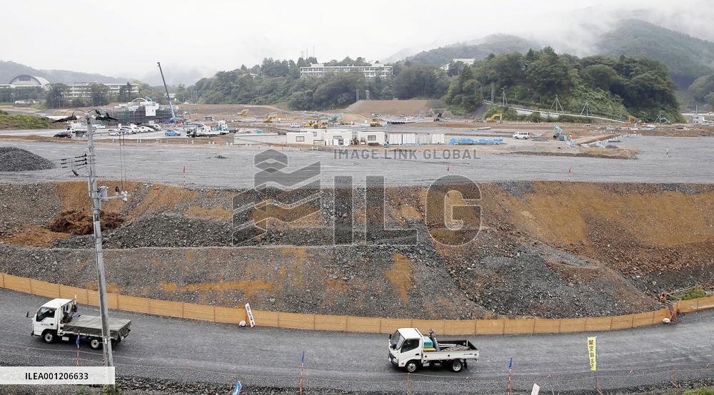 Upland residential area being built in disaster-hit town