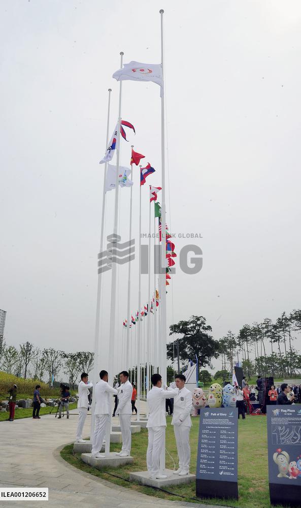 Athletes' village opening ceremony