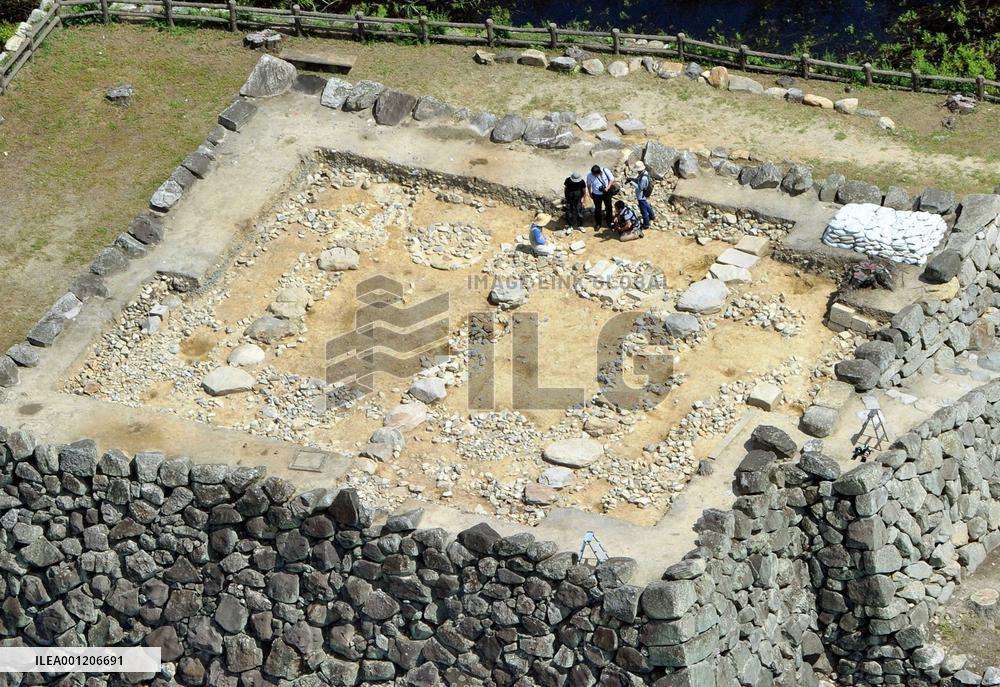 Koriyama Castle found to have had tower 15-20m high