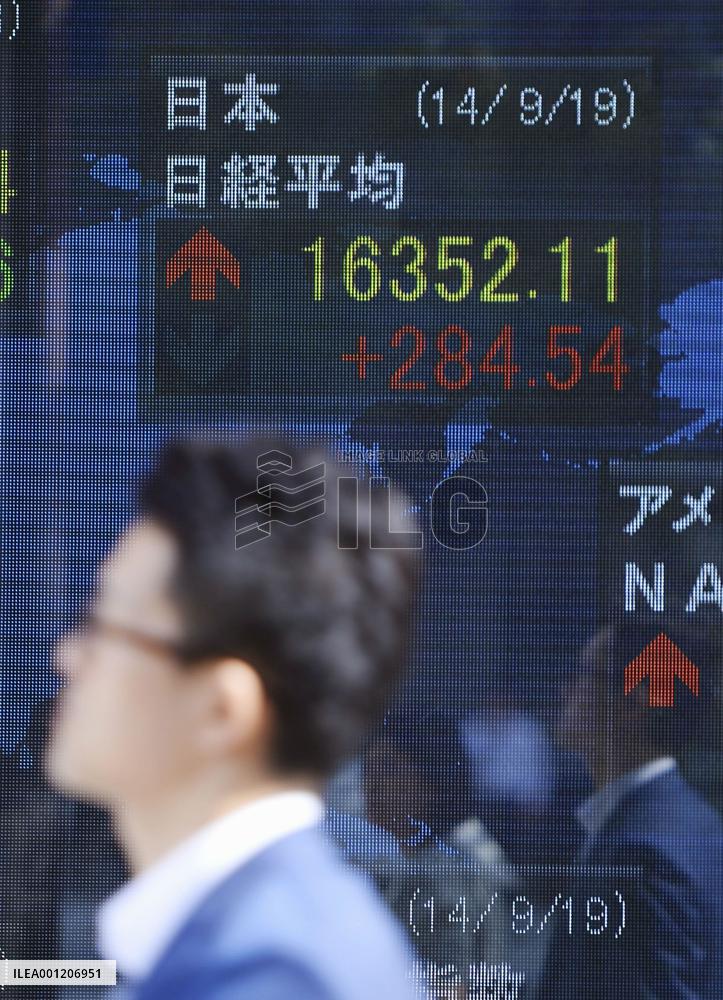 Nikkei ends at 6-year-and-10-month high