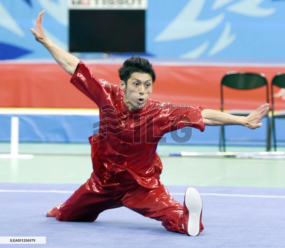 Ichikizaki wins Wushu bronze for Japan's 1st medal