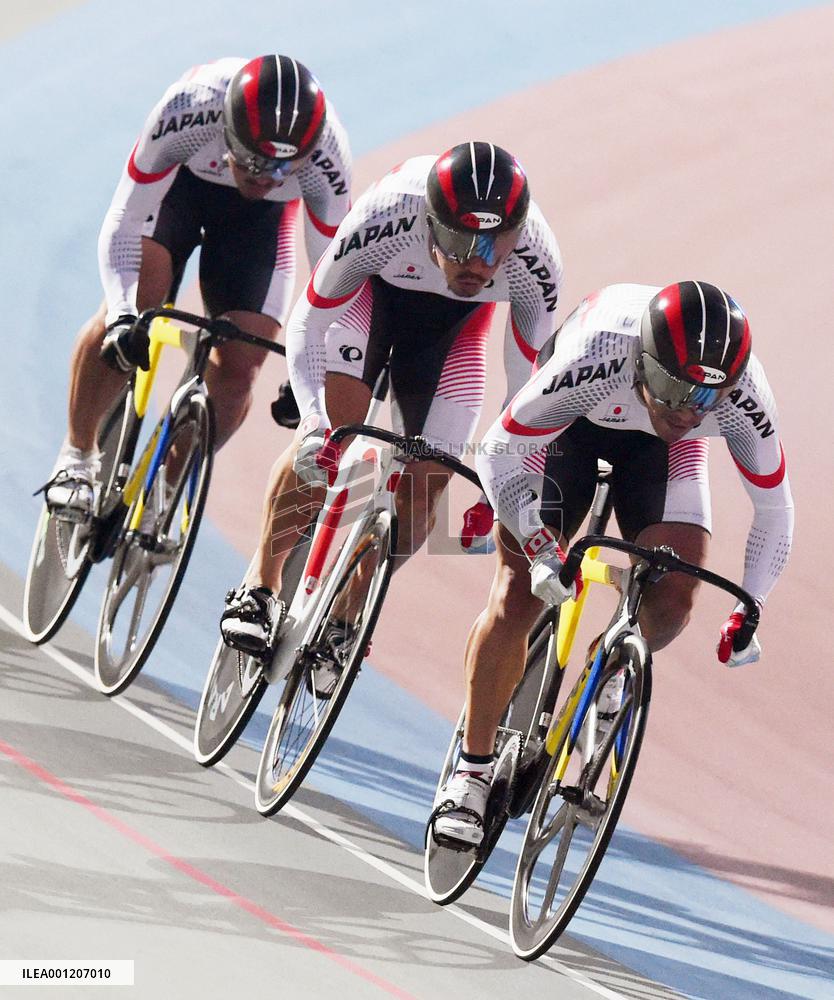 Japan wins bronze medal in men's team sprint
