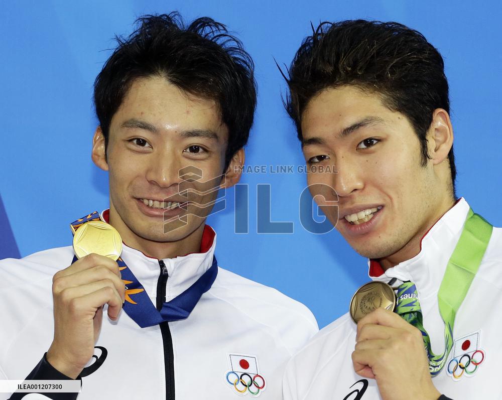 Irie wins gold, Hagino bronze in men's 200-meter backstroke