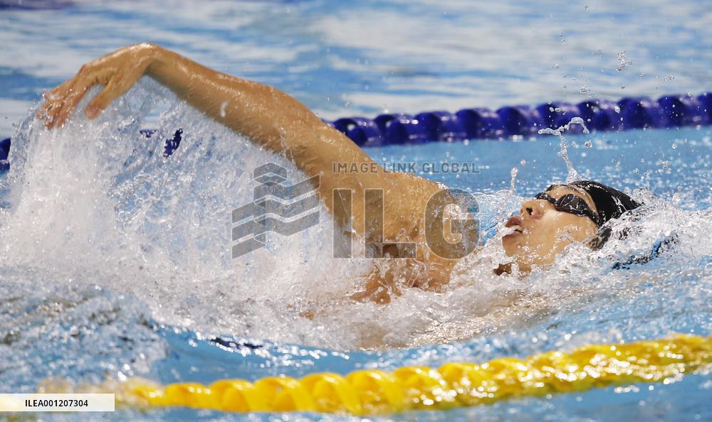 Japan's Hagino wins bronze in men's 200-meter backstroke