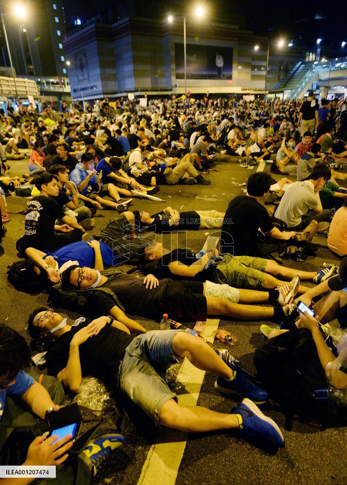 H.K. prodemocracy protests