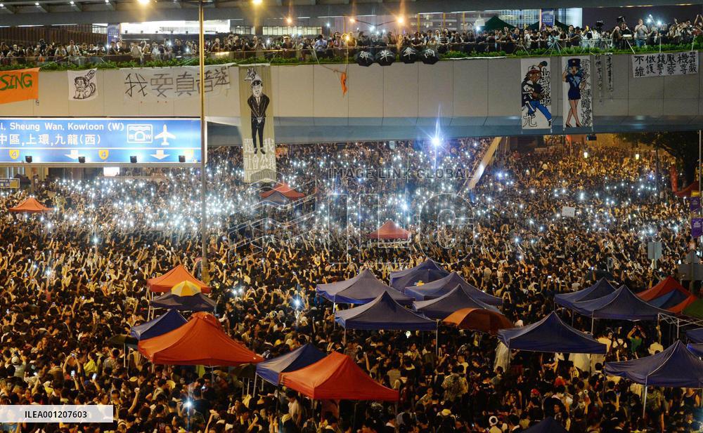 H.K. prodemocracy protests
