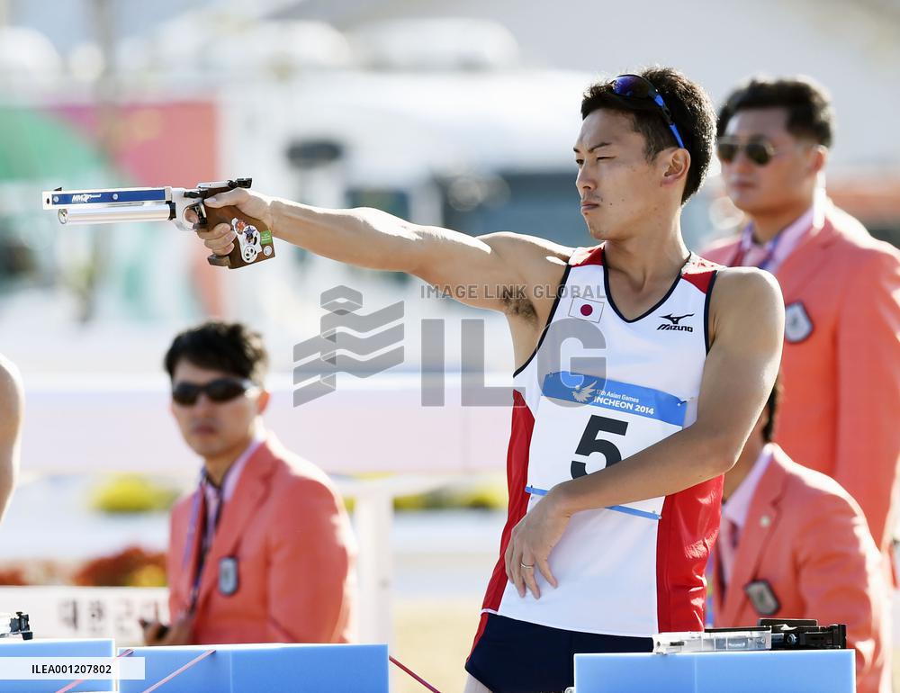 Japan's Iwamoto wins bronze in modern pentathlon