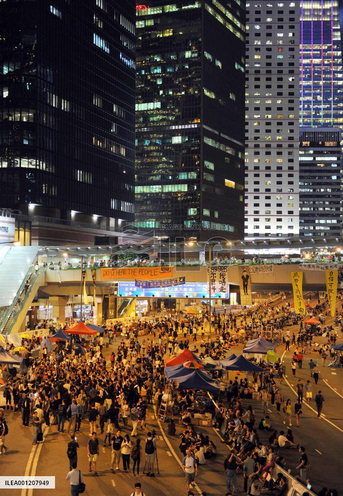 H.K. prodemocracy protests