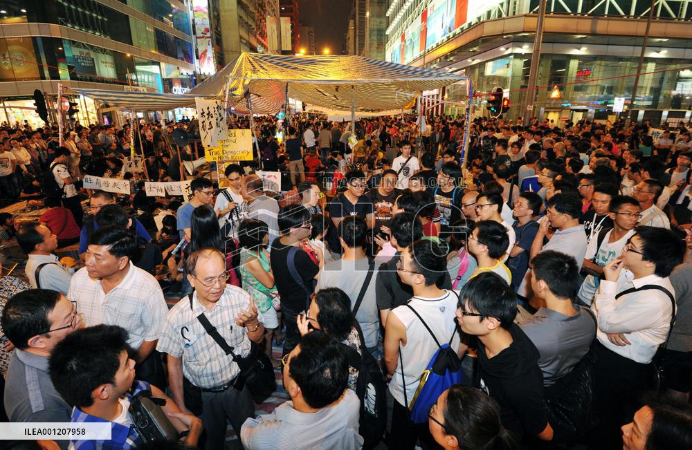 H.K. prodemocracy protests