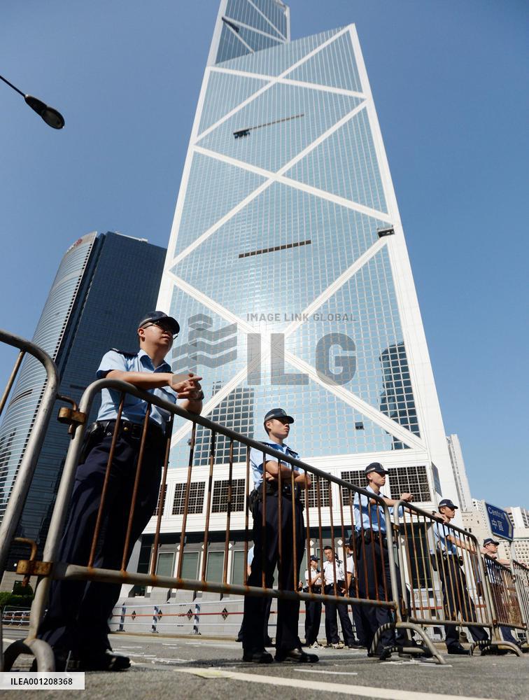 Pro-democracy protests in H.K.