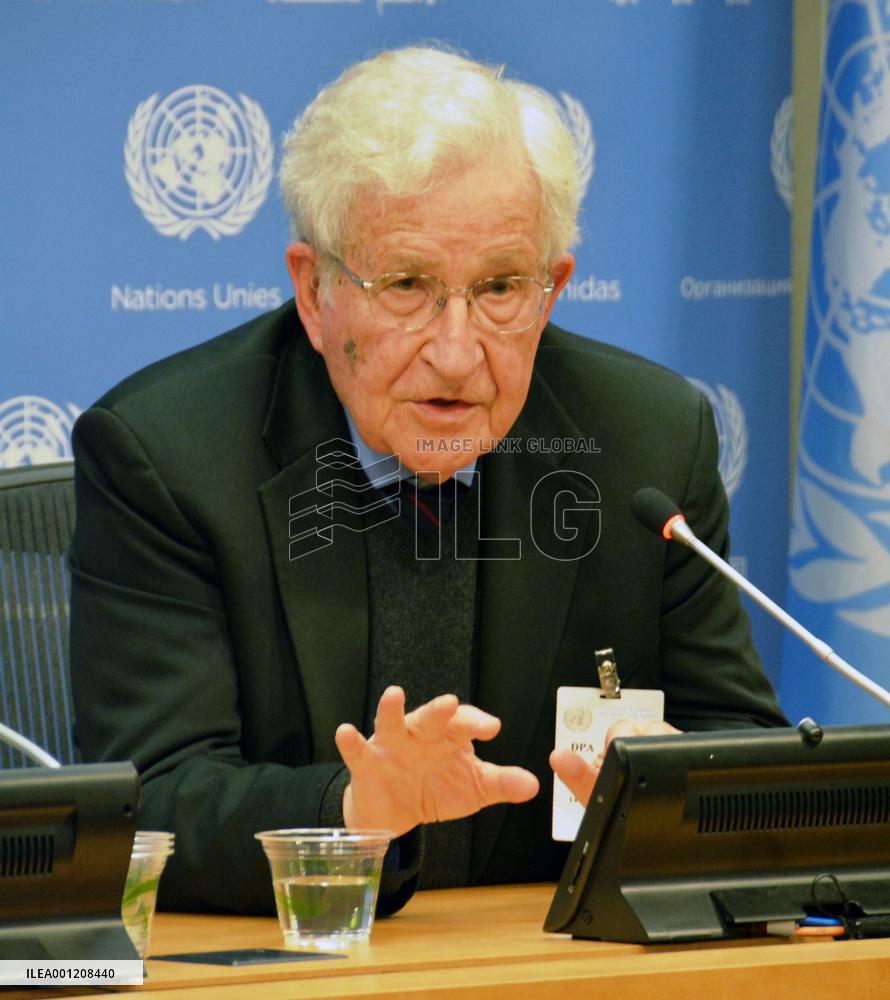 Chomsky supports Palestine call for end to Israeli occupation