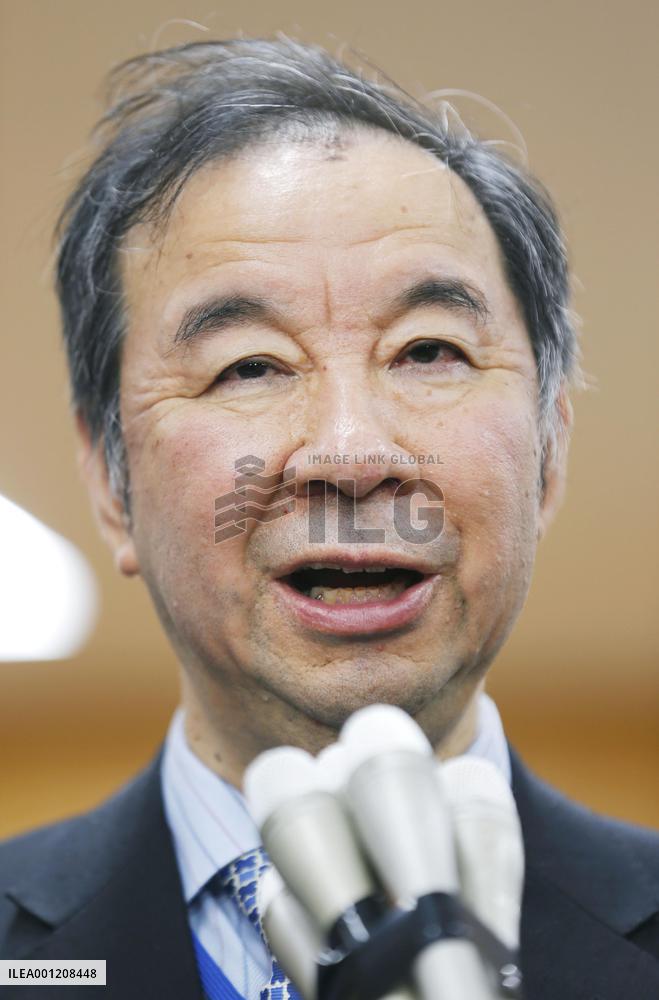 Japan's TPP negotiator speaks after meeting