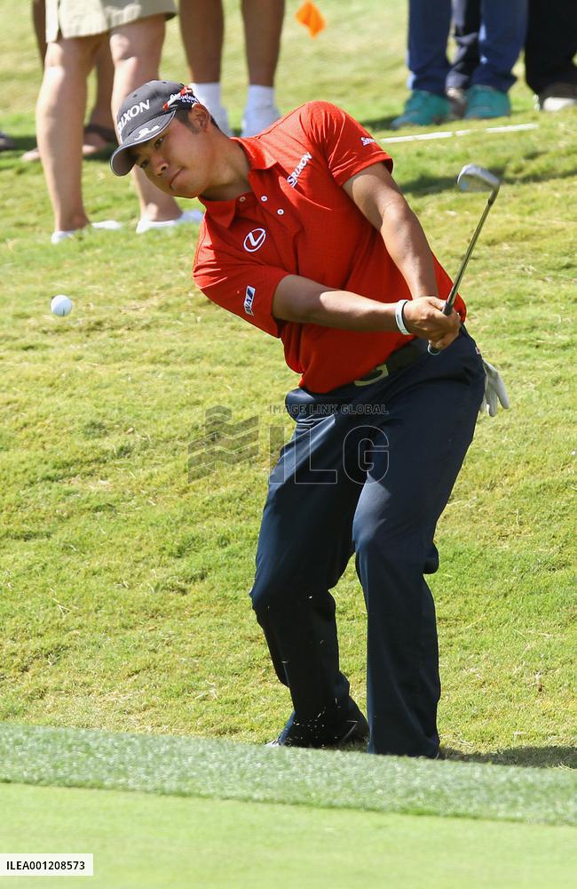 Matsuyama hits approach shot at Shriners Hospitals open