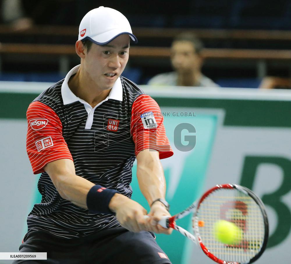 Nishikori advances to Paris Masters semifinal