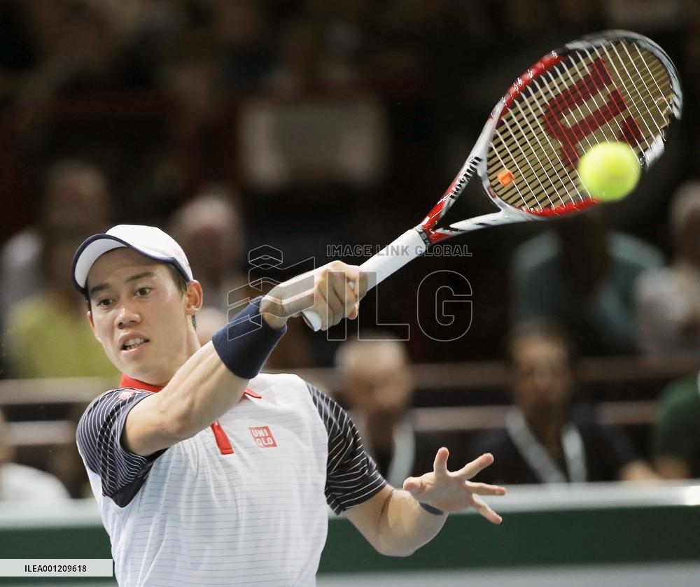 Nishikori beaten by Djokovic in Paris semifinals