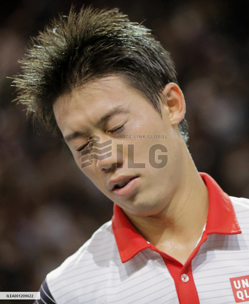 Nishikori beaten by Djokovic in Paris semifinals