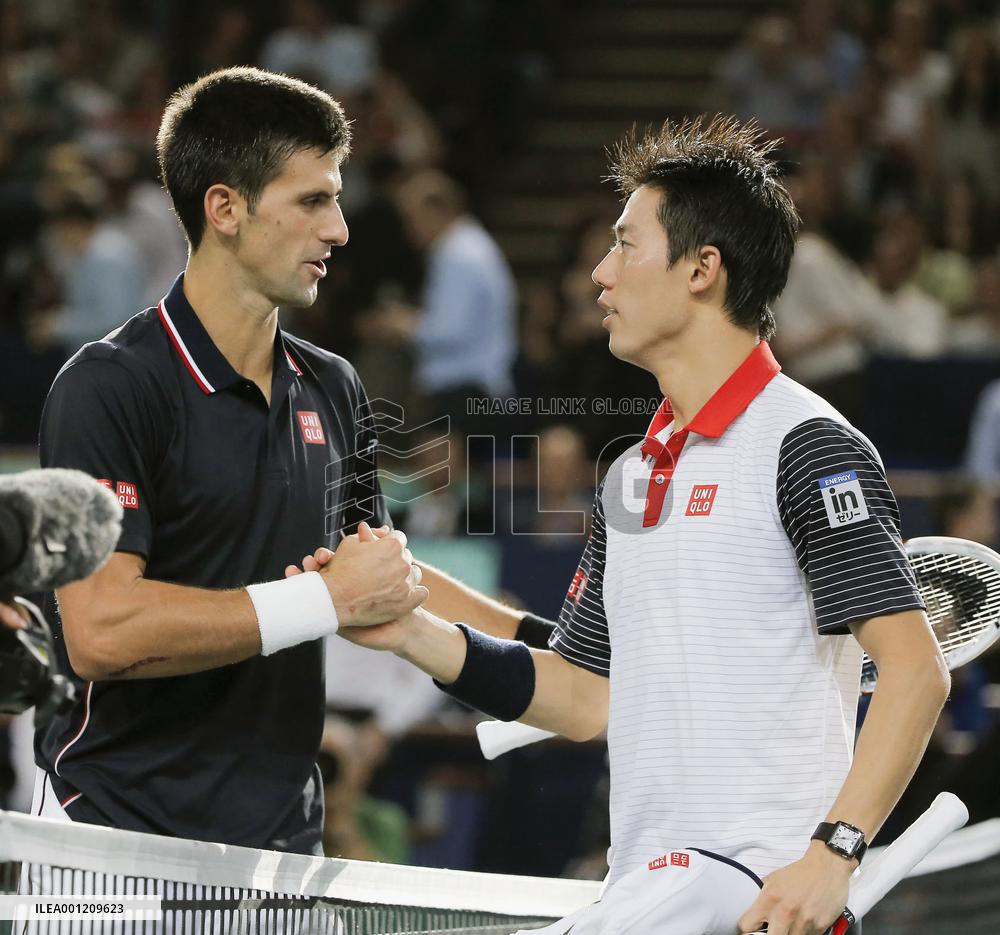 Nishikori beaten by Djokovic in Paris semifinals