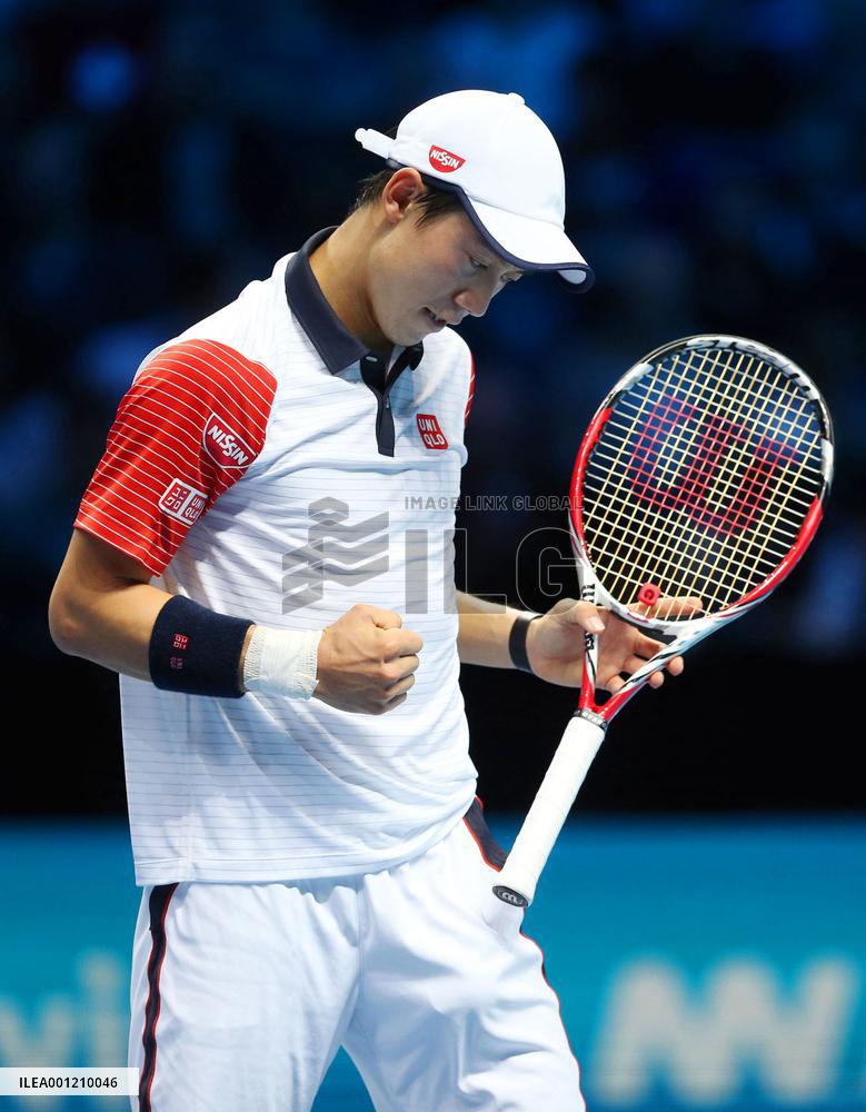 Nishikori defeats Murray at ATP World Tour Finals