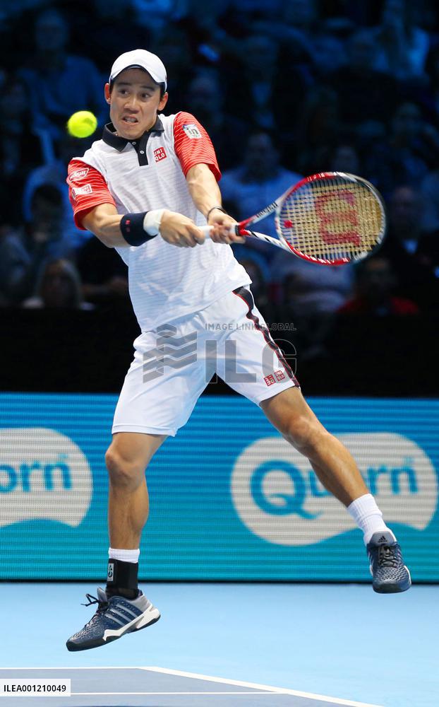 Nishikori defeats Murray at ATP World Tour Finals