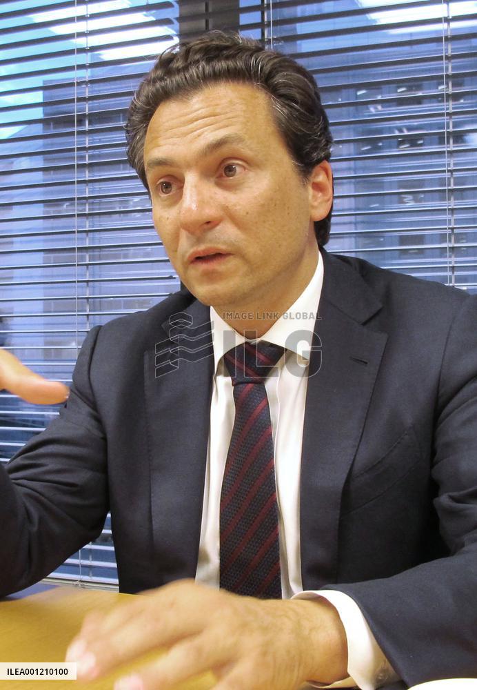 Pemex CEO Lozoya interviewed in Tokyo