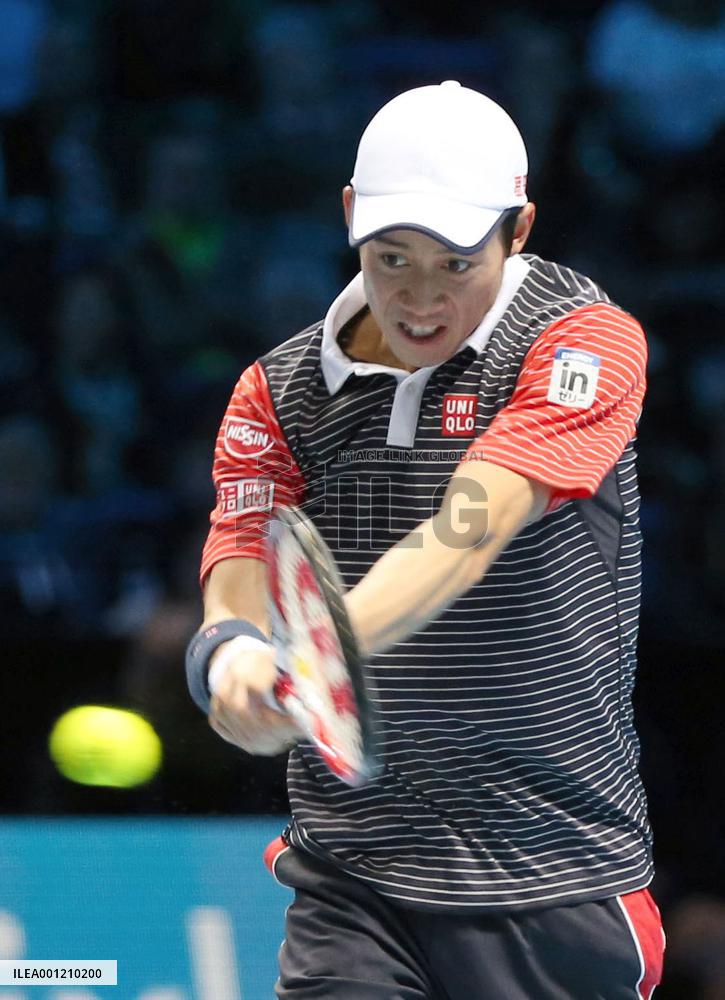 Nishikori beaten by Federer at ATP World Tour Finals