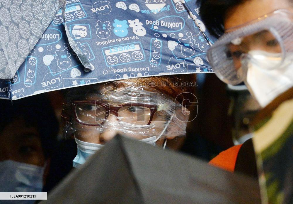 H.K.'s "peaceful" protests