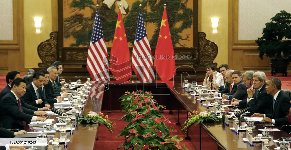 Obama, Xi hold talks in Beijing