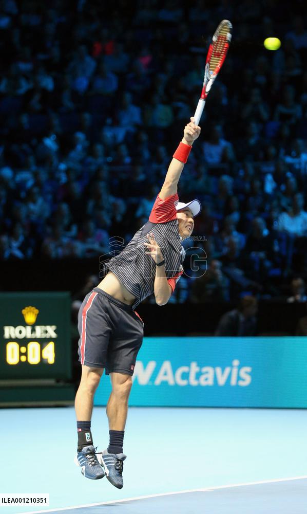 Nishikori reaches semifinals at ATP World Tour Finals